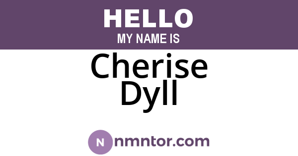 Cherise Dyll