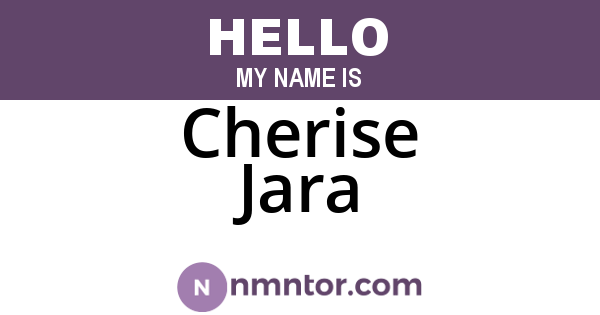 Cherise Jara