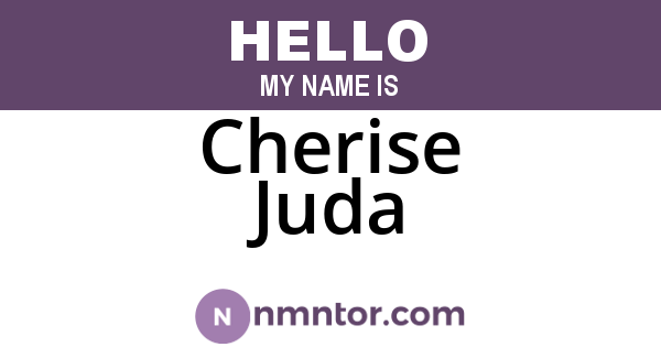 Cherise Juda