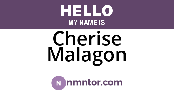 Cherise Malagon