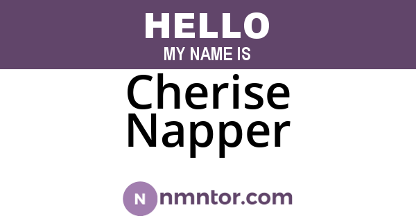Cherise Napper