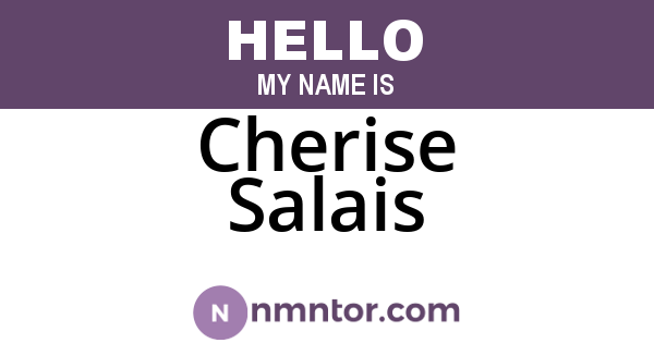 Cherise Salais