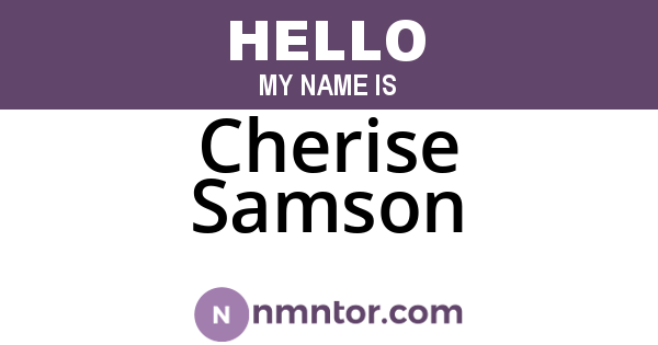 Cherise Samson
