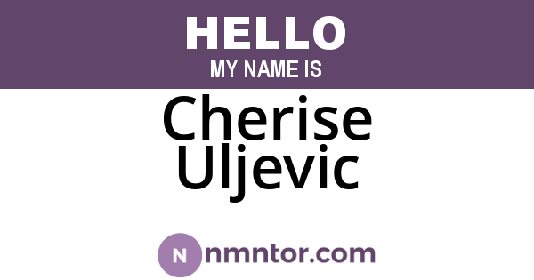 Cherise Uljevic