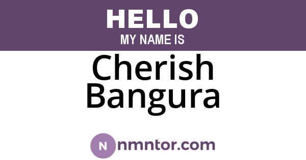 Cherish Bangura