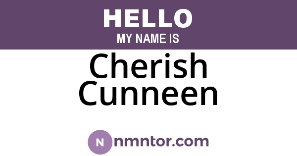 Cherish Cunneen
