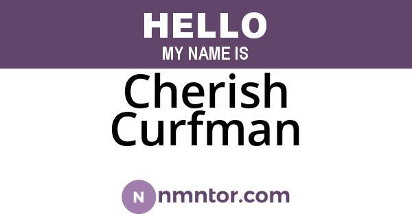 Cherish Curfman