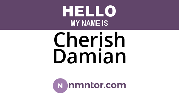 Cherish Damian