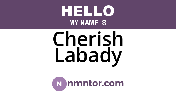 Cherish Labady