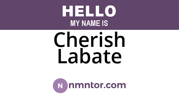 Cherish Labate