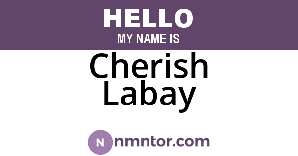 Cherish Labay
