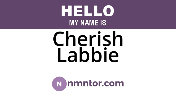 Cherish Labbie