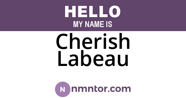Cherish Labeau