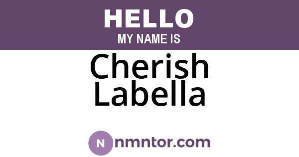 Cherish Labella