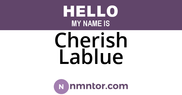 Cherish Lablue