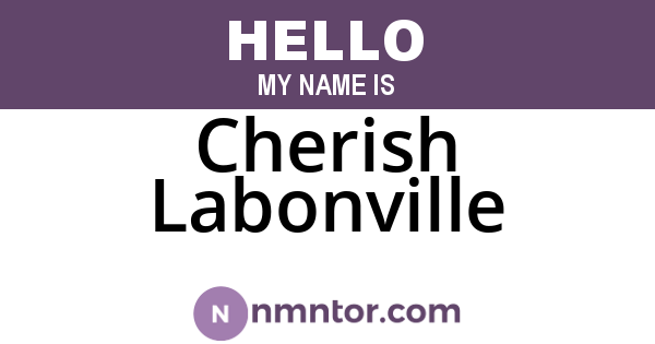 Cherish Labonville