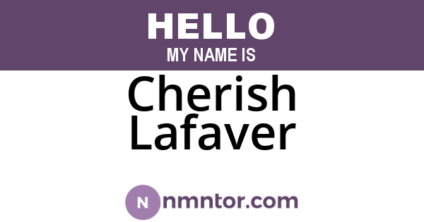 Cherish Lafaver