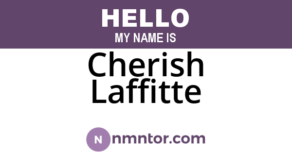 Cherish Laffitte