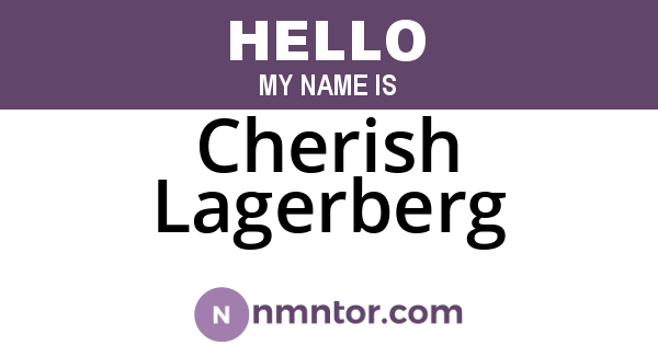 Cherish Lagerberg