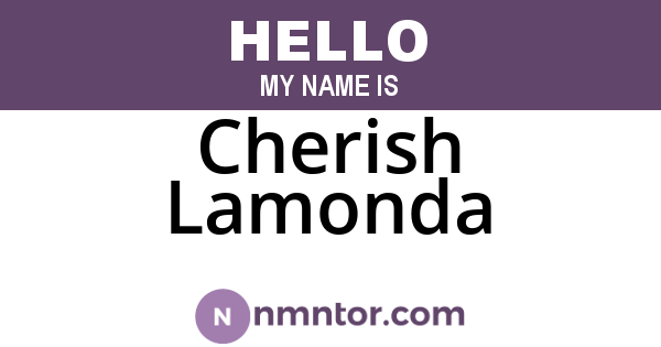 Cherish Lamonda