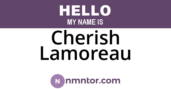 Cherish Lamoreau