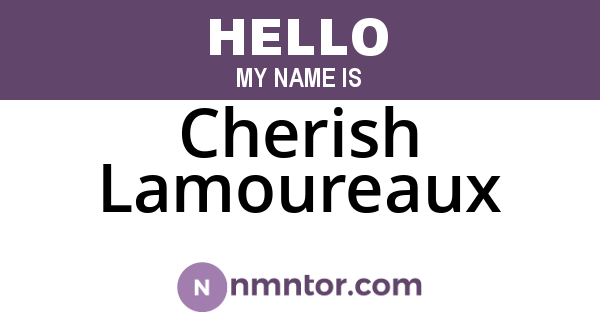 Cherish Lamoureaux