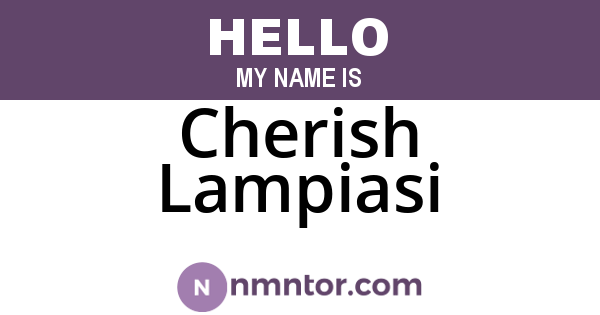 Cherish Lampiasi