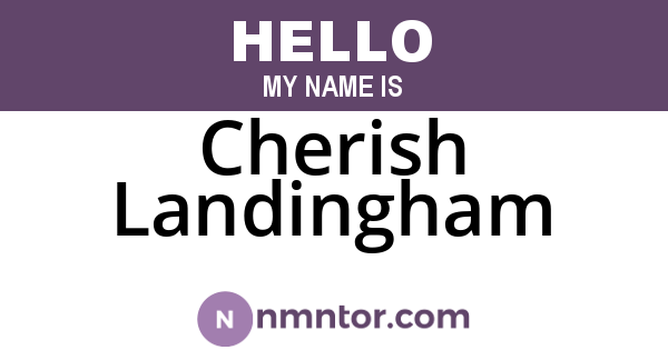 Cherish Landingham