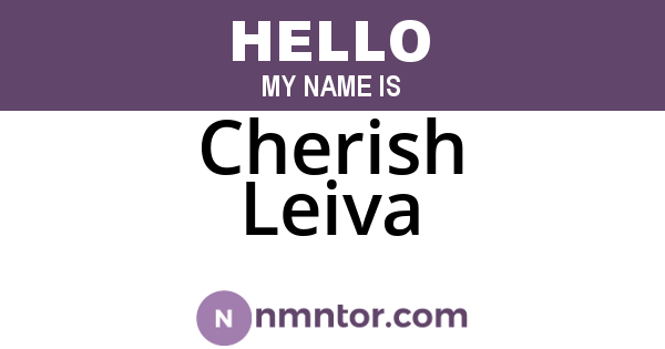 Cherish Leiva