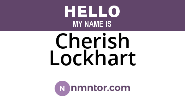 Cherish Lockhart