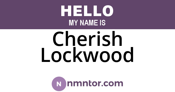 Cherish Lockwood