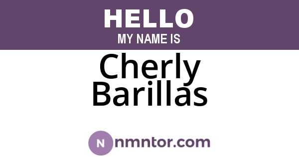 Cherly Barillas