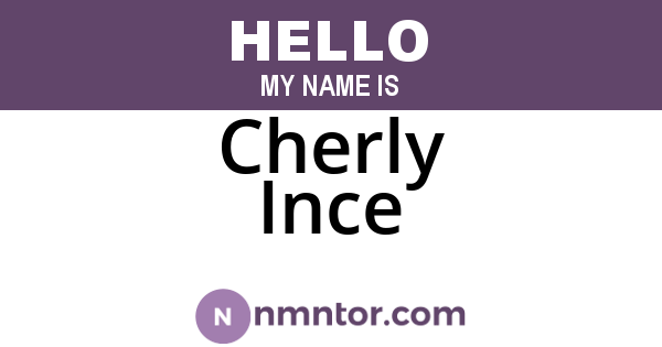 Cherly Ince