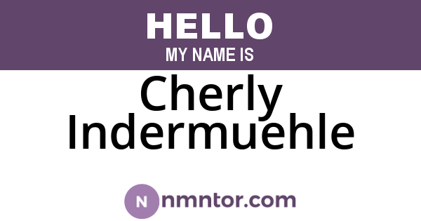 Cherly Indermuehle