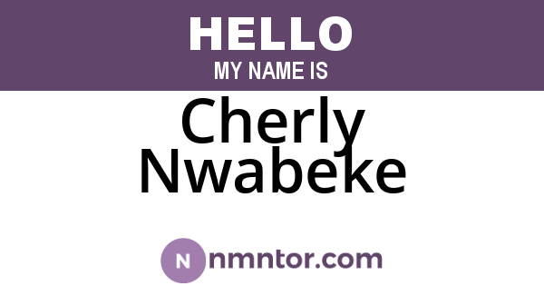 Cherly Nwabeke