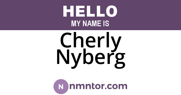 Cherly Nyberg