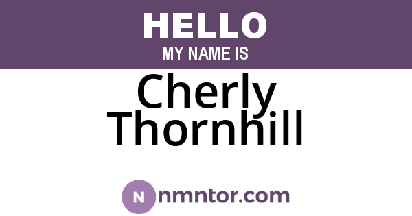 Cherly Thornhill
