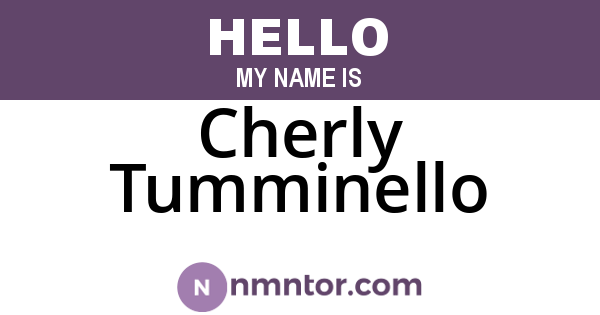 Cherly Tumminello