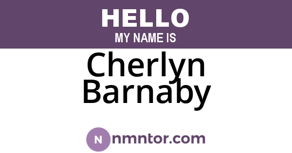 Cherlyn Barnaby
