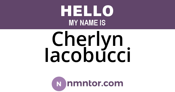 Cherlyn Iacobucci