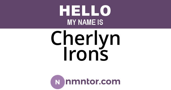Cherlyn Irons