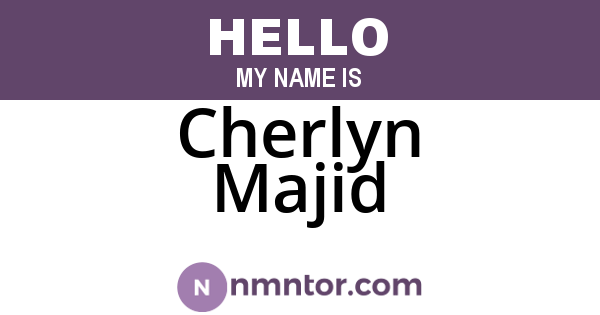 Cherlyn Majid