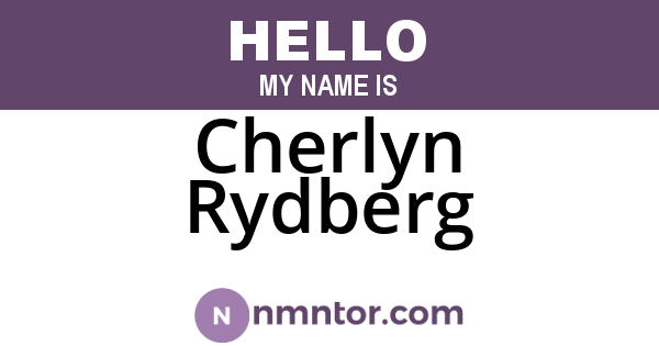 Cherlyn Rydberg