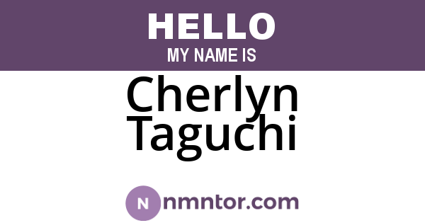 Cherlyn Taguchi