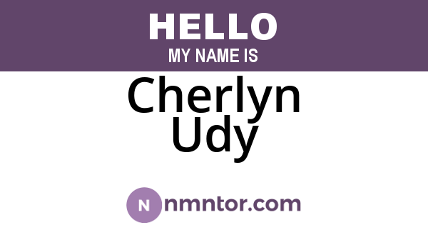 Cherlyn Udy