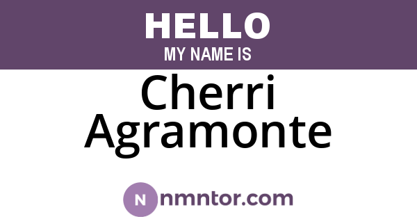 Cherri Agramonte