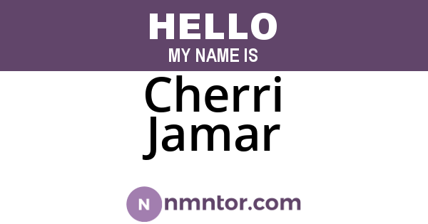 Cherri Jamar