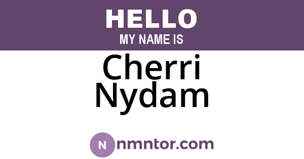 Cherri Nydam