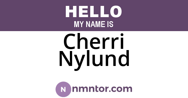 Cherri Nylund