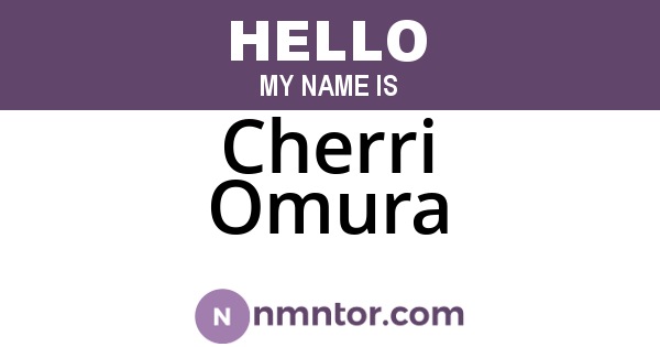 Cherri Omura
